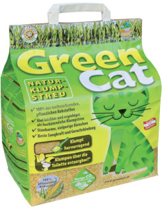 GreenCat - naturalny żwirek zbrylający 12 litrów