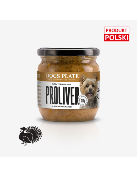 Dogs Plate Proliver - indyk na chorą wątrobę 360g