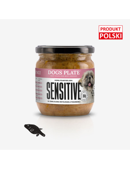 Dogs Plate Sensitive - dorsz na trawienie 360g