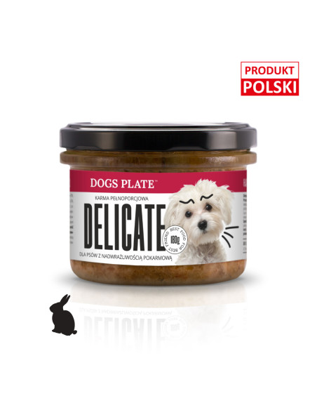 Dogs Plate Delicate - królik dla wrażliwych 180g