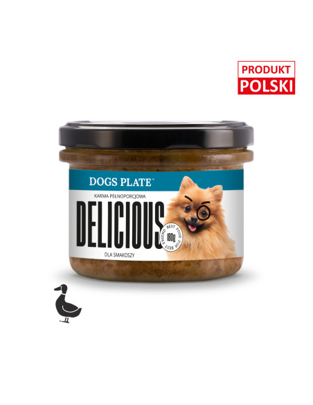 Dogs Plate Delicious - kaczka dla wrażliwych 180g