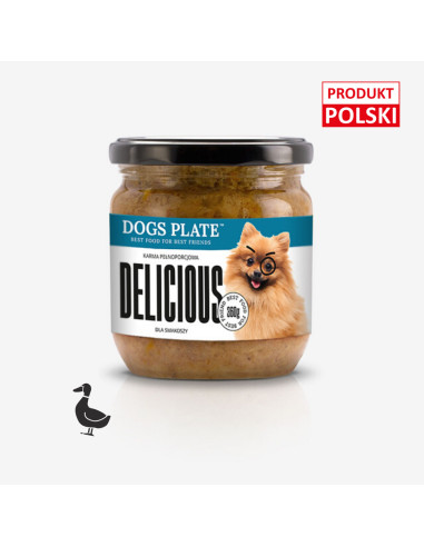 Dogs Plate Delicious - kaczka dla wrażliwych 360g