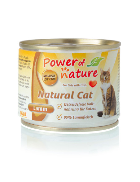 Natural Cat Jagnięcina - puszka 200 g