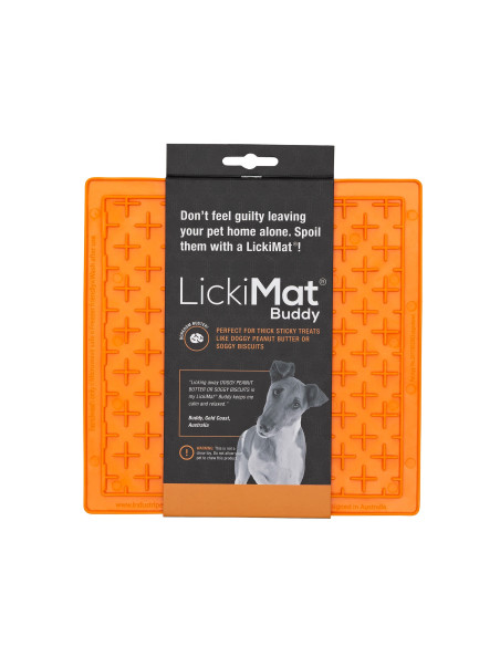 LickiMat Mata BUDDY miękka pomarańcz