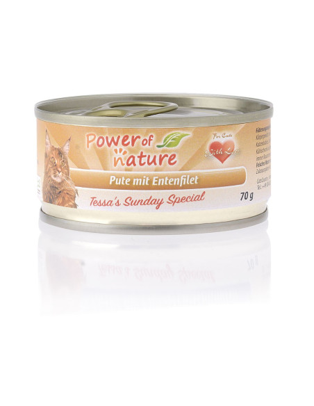 Power of Nature - indyk z filetem z kaczki 70g