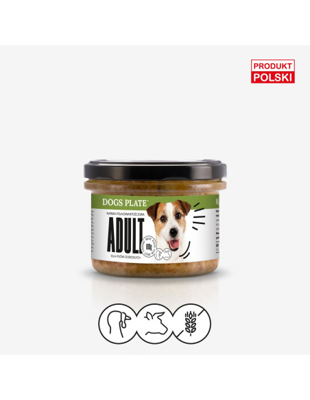 Dogs Plate Active - dla aktywnych psów 180g