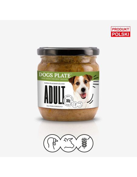 Dogs Plate Active - dla aktywnych psów 360g