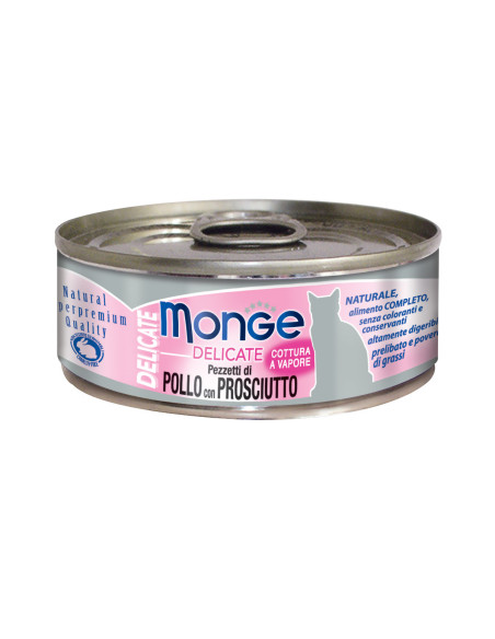 Monge Delicate - Kurczak z szynką 80g