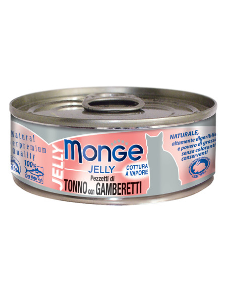Monge Jelly - Tuńczyk z krewetkami 80g