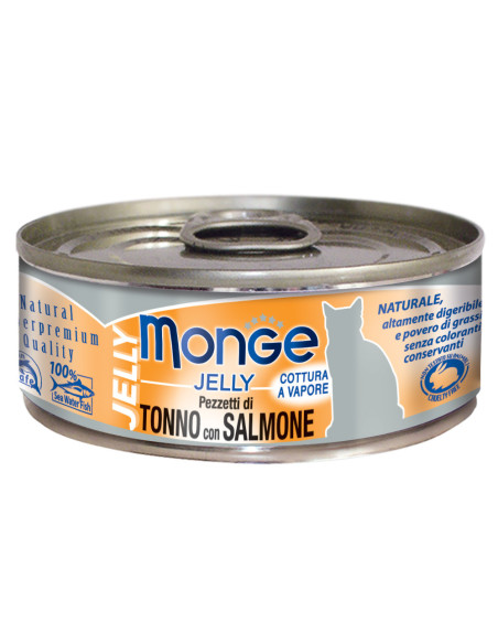 Monge Jelly - Tuńczyk z łososiem 80g