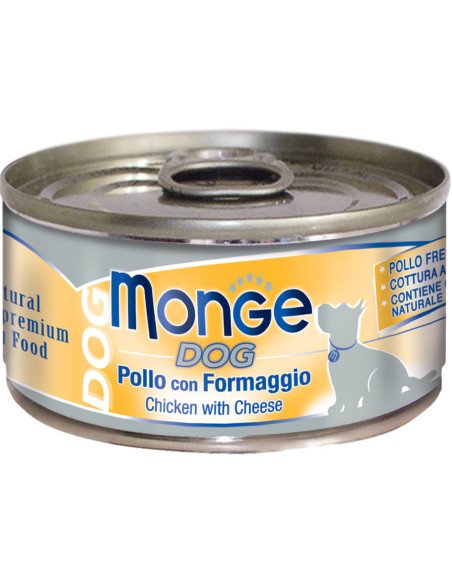 Monge DOG Natural - kurczak z serem 95g