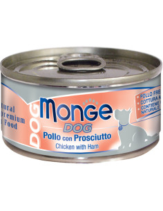 Monge DOG Natural - kurczak z szynką 95g