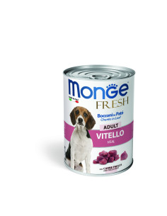 Monge DOG Fresh Adult  - cielęcina w cieście 400g