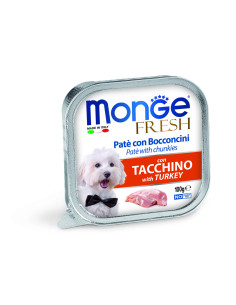 Monge DOG Fresh - Pasztet z indykiem 100g