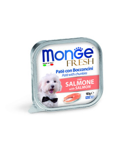 Monge DOG Fresh - Pasztet z łososiem 100g