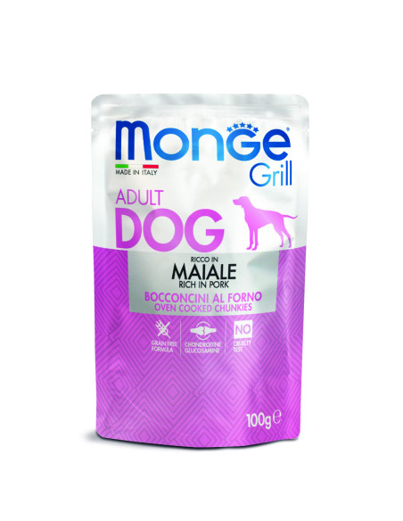 Monge DOG Grill - wieprzowina 100g saszetka