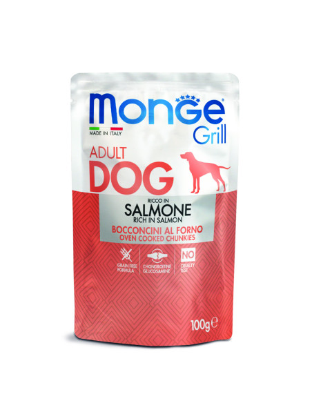 Monge DOG Grill - łosoś 100g saszetka