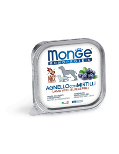 Monge DOG Fruit M - Jagnięcina z borówką 150g