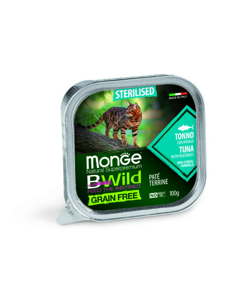 Monge Bwild Grain Free Sterilised - Tuńczyk 100g