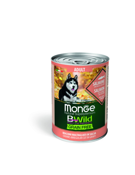 Monge DOG Bwild Grain Free - Łosoś 400g