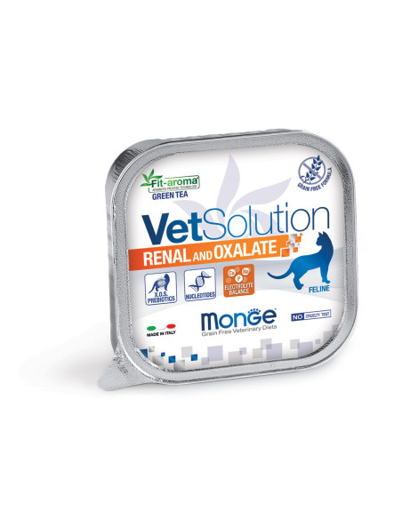 MONGE VETSOL CAT- RENAL AND OXALATE 100g