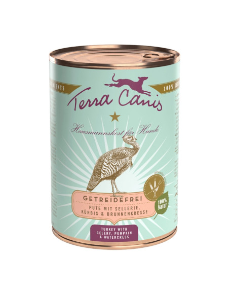 Terra Canis - Indyk z selerem, dynią i rukwią 400g