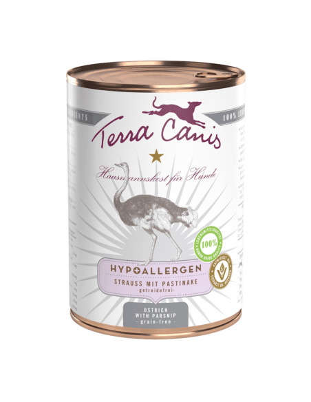 Terra Canis Hypoallergenic - Struś pasternak 400g