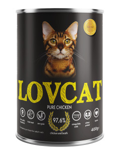 LOVCAT Pure CHICKEN - kurczak 400 g