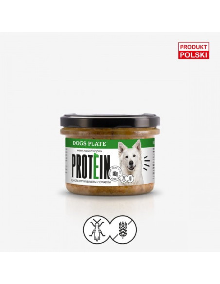 Dogs Plate Protein - larwy czarnej muchy 180g