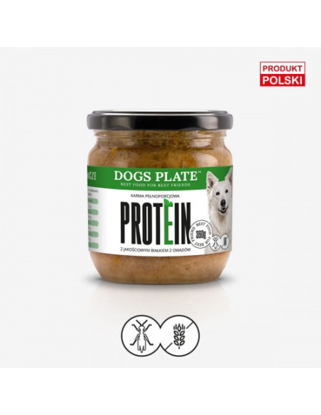 Dogs Plate Protein - larwy czarnej muchy 360g