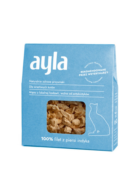 Ayla Cat Filet z piersi indyka- Liofilizowany 28g