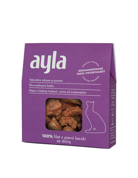 Ayla Cat Filet z piersi kaczki ze skórą Lio 28g