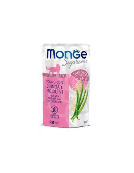Monge Supreme Buste - Tuńczyk z komosą i fasolą 80g