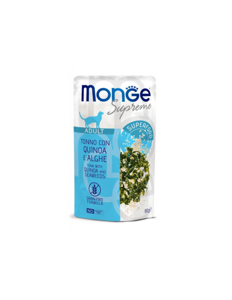 Monge Supreme Buste - Tuńczyk z komosą i wodorostami 80g