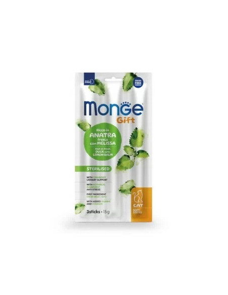 Monge Gift Sticks Kaczka z melisą i żurawiną 15g