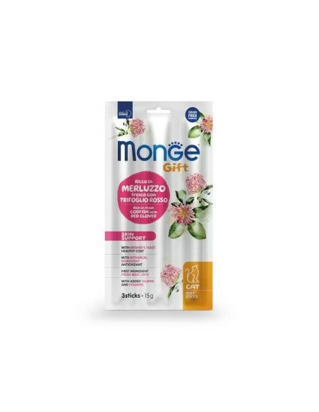 Monge Gift Sticks Dorsz z czerwoną koniczyną 15g