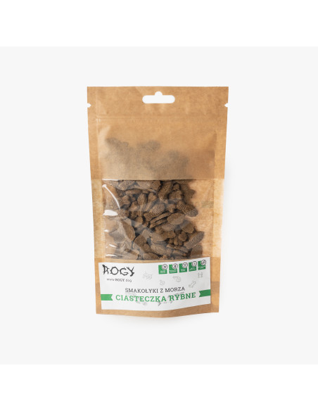 ROGY- Ciasteczka rybne z okonia i śledzia 70g