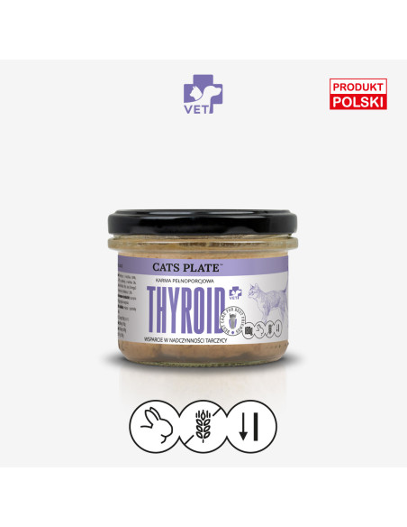 Cats Plate Vet Thyroid - nadczynność tarczycy 180g