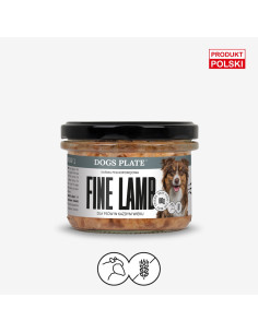 Dogs Plate Fine Lamb -...