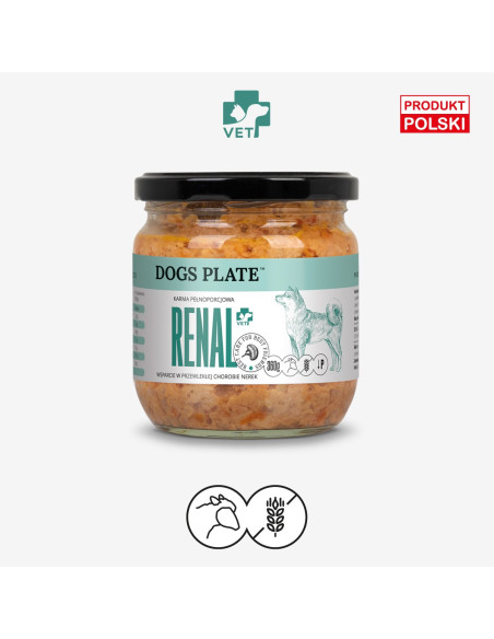 Dogs Plate Vet Renal Lamb - jagnięcina 360g