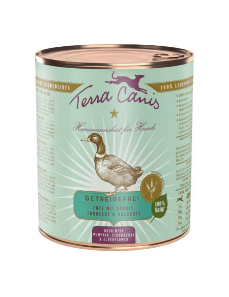 Terra Canis - Kaczka z dynią, truskawką 800g