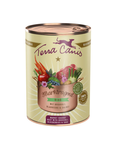 Terra Canis Chunks - Wołowina z brokułem 385g