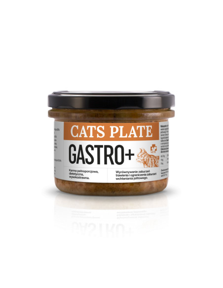 Cats Plate Vet Gastro PLUS - kangur na trawienie dla kota 180g