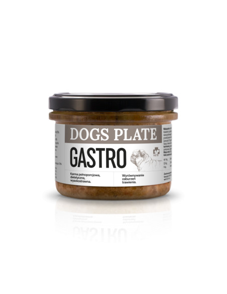 Dogs Plate Vet Gastro - z sarną na problemy trawienne 180g