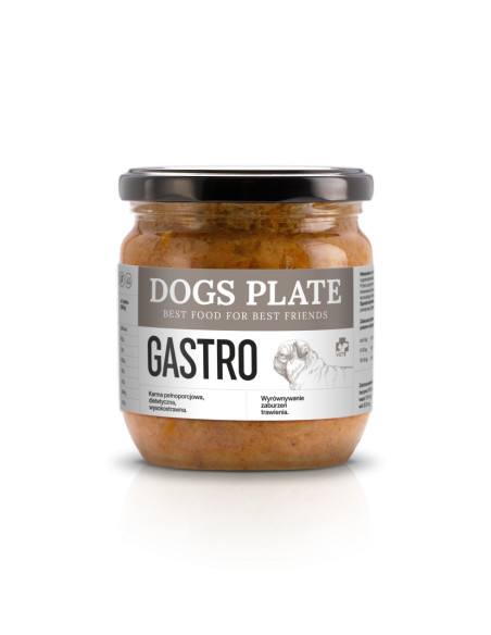 Dogs Plate Vet Gastro - z sarną na problemy trawienne 360g