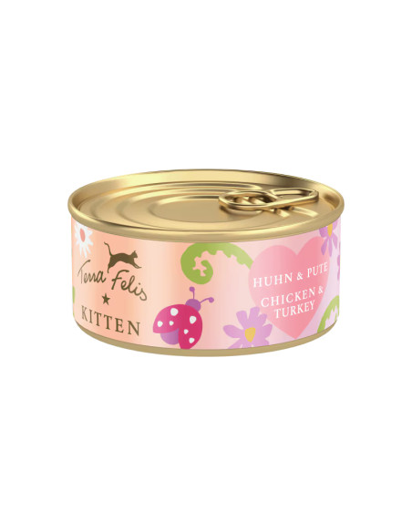 Terra Felis Kitten - Kurczak z indykiem 70g