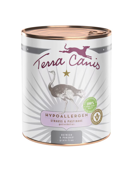 Terra Canis Hypoallergenic - Struś z pasternakiem 800g