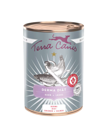 Terra Canis Derma Diet - Kurczak z łososiem 400g