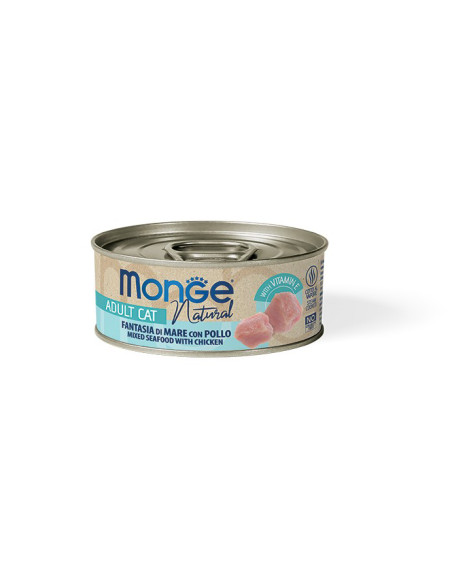 Monge Natural  - Owoce morza z kurczakiem  80g
